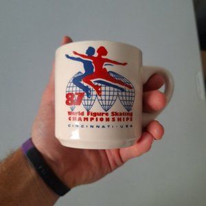 1987 Figure Skating Championship Cincinatti Ohio Mug